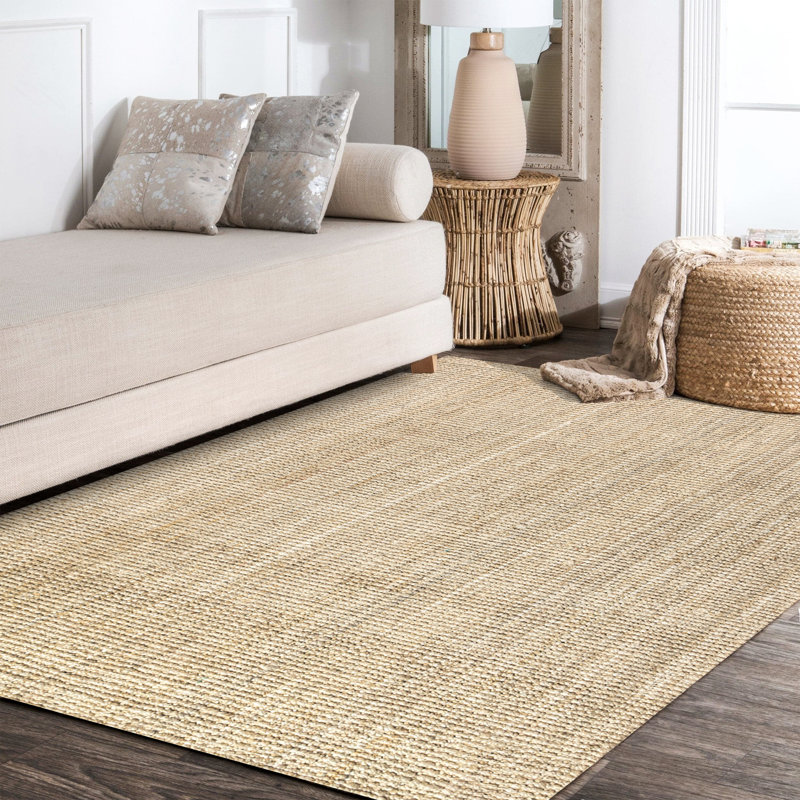 Dakota Fields Ehmann Handmade Handwoven Jute/Sisal Ivory Rug & Reviews
